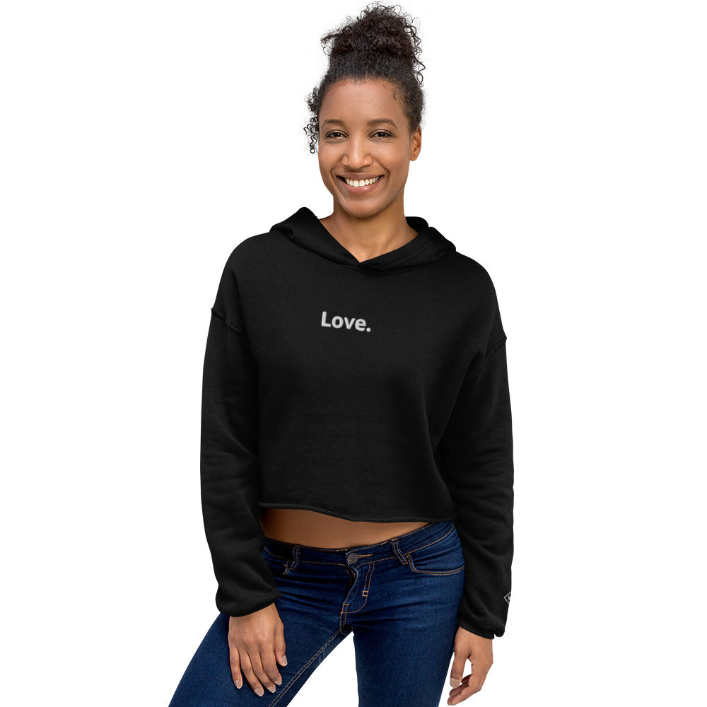 Crop Hoodie - Love