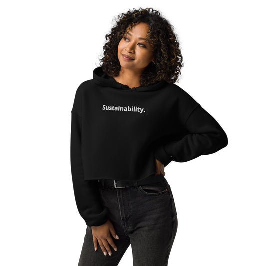 Crop Hoodie - Sustainability
