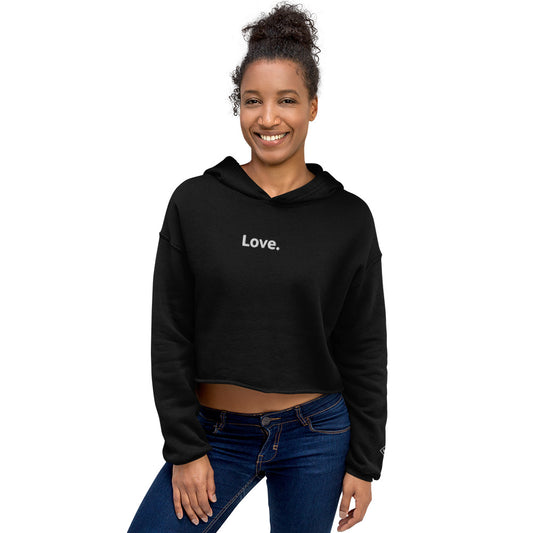 Crop Hoodie - Love