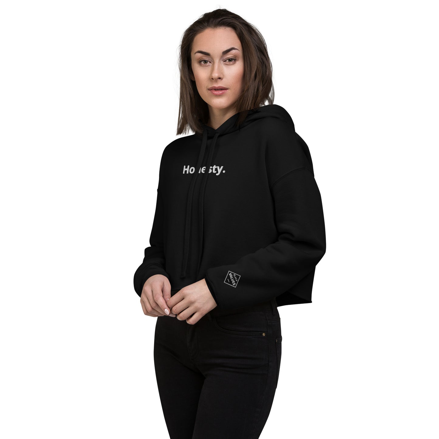 Crop Hoodie - Honesty